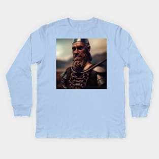 Viking Raider Kids Long Sleeve T-Shirt